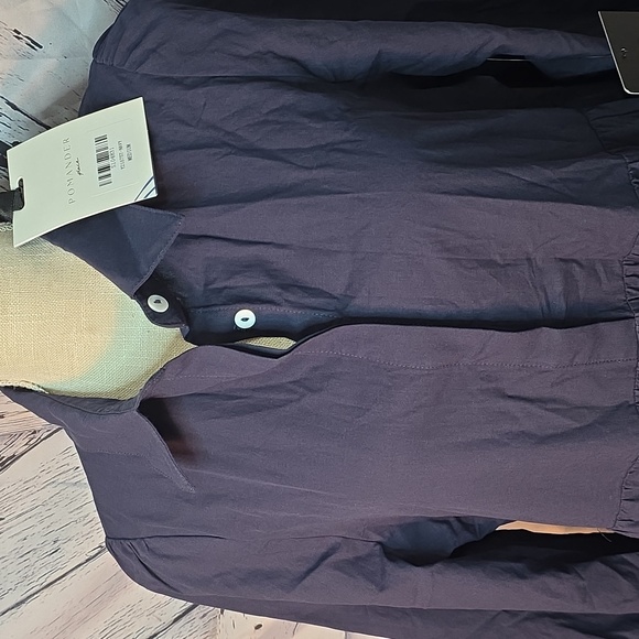 Pomander Place Navy Mable Midi Dress In Medium - Picture 7 of 12